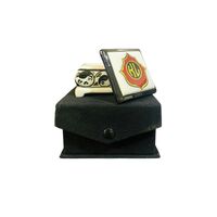 KARE ÇİNİ (EL YAPIMI- 11*7CM. KADİFE KUTU)