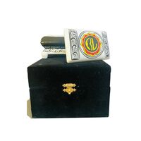 DİKDÖRTGEN ÇİNİ (EL YAPIMI- 13*9*7CM. KADİFE KUTU)