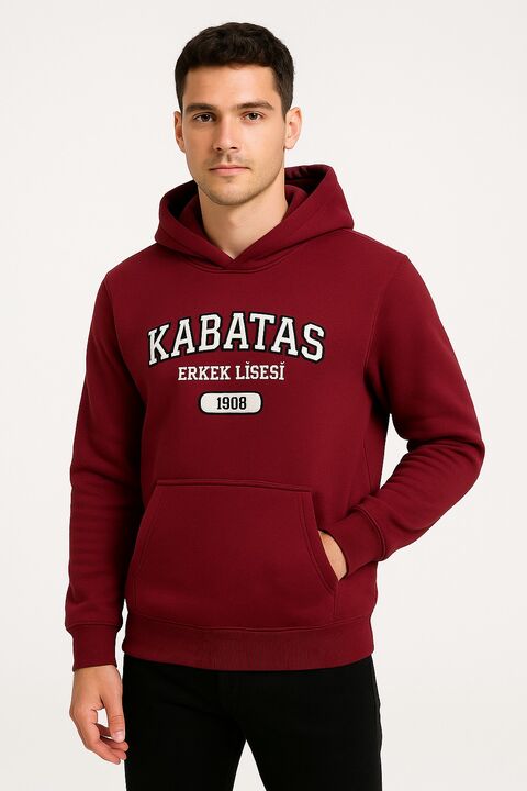 SWEATSHİRT KAPŞONLU (3 İPLİK-KAPŞONLU-KELYAZILI)